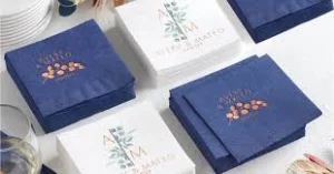 Custom napkin printing techniques